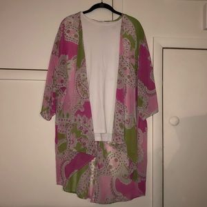 Paisley LuLaRoe Sheer Lindsay Kimono
